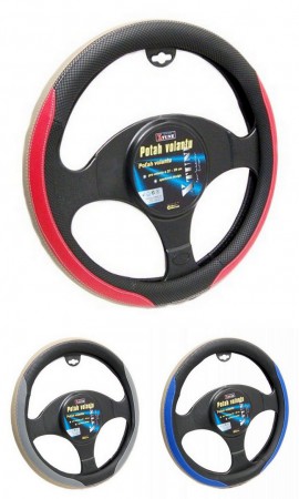 Farebné Poťahy na volant univerzálne. Priemer 37-39 cm