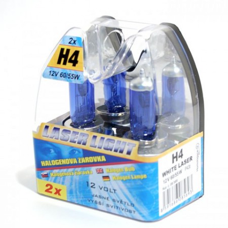 Žiarovka H4 12V 60/55W WHITE 2ks